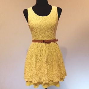 Forever 21 crochet lace dress